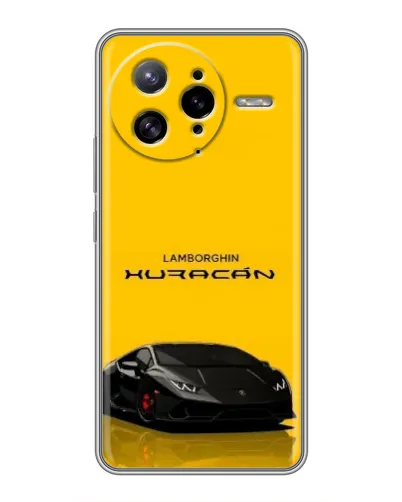 Чехол для Xiaomi POCO F7 Ultra с картинкой «Lamborghini Huracan черный»