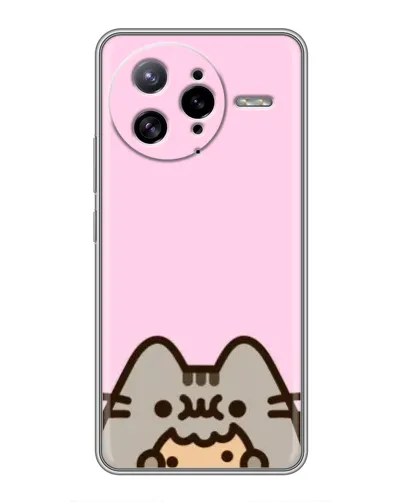 Чехол для Xiaomi POCO F7 Ultra с картинкой «Pusheen и печенье»