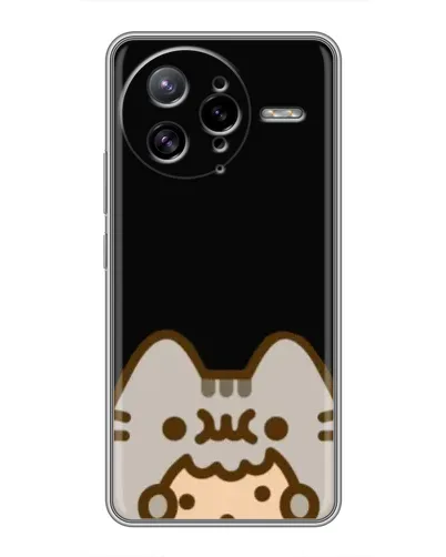 Чехол для Xiaomi POCO F7 Ultra с картинкой «Пушин на черном»