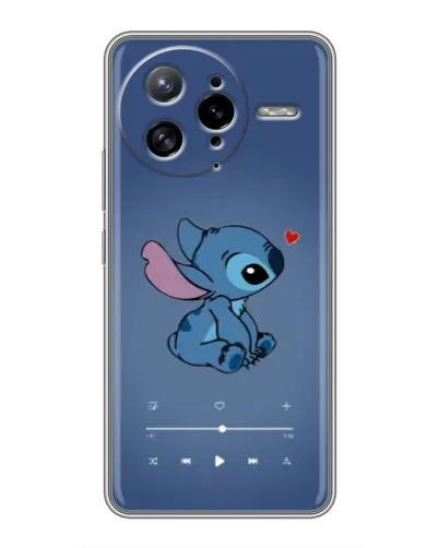 Чехол для Xiaomi POCO F7 Ultra с картинкой «Музыкальный Stitch»