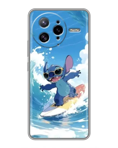 Чехол для Xiaomi POCO F7 Ultra с картинкой «Стич на волне»