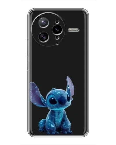 Чехол для Xiaomi POCO F7 Ultra с картинкой «Стич на черном»