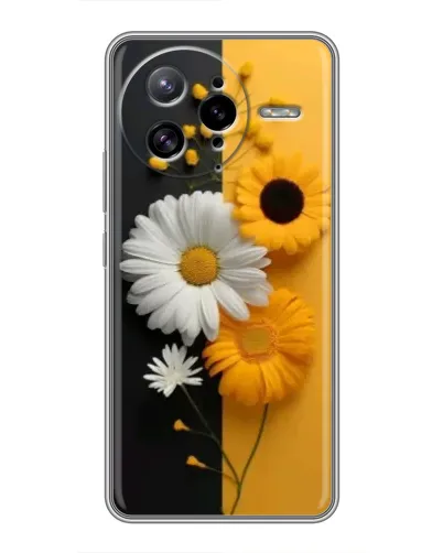 Чехол для Xiaomi POCO F7 Ultra с картинкой «Подсолнух и ромашка» Чехол для Xiaomi POCO F7 Ultra с картинкой «Подсолнух и ромашка»