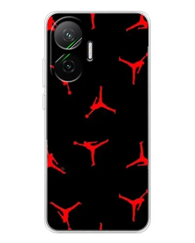 Чехол для Xiaomi POCO F7 с картинкой «Jordan Red Pattern» Чехол для Xiaomi POCO F7 с картинкой «Jordan Red Pattern»