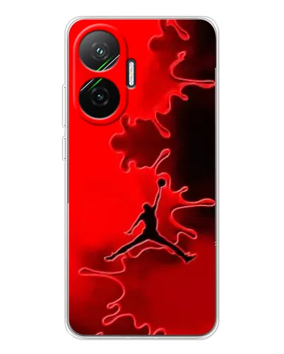 Чехол для Xiaomi POCO F7 с картинкой «Jordan Red Smoke» Чехол для Xiaomi POCO F7 с картинкой «Jordan Red Smoke»