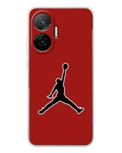 Чехол для Xiaomi POCO F7 с картинкой «Jordan Red Back» Чехол для Xiaomi POCO F7 с картинкой «Jordan Red Back»