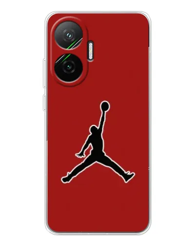 Чехол для Xiaomi POCO F7 с картинкой «Jordan Red Back» Чехол для Xiaomi POCO F7 с картинкой «Jordan Red Back»