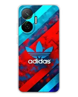 Чехол для Xiaomi POCO F7 с картинкой «Абстракция Adidas»