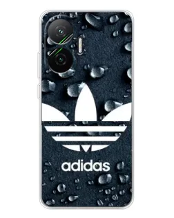 Чехол для Xiaomi POCO F7 с картинкой «Adidas Trefoil Blue»