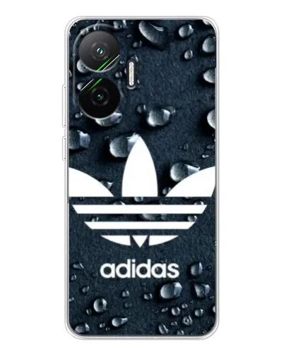 Чехол для Xiaomi POCO F7 с картинкой «Adidas Trefoil Blue»