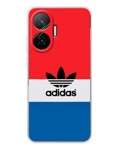 Чехол для Xiaomi POCO F7 с картинкой «Ретро блоки Adidas»
