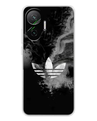 Чехол для Xiaomi POCO F7 с картинкой «Абстрактный дым Adidas»