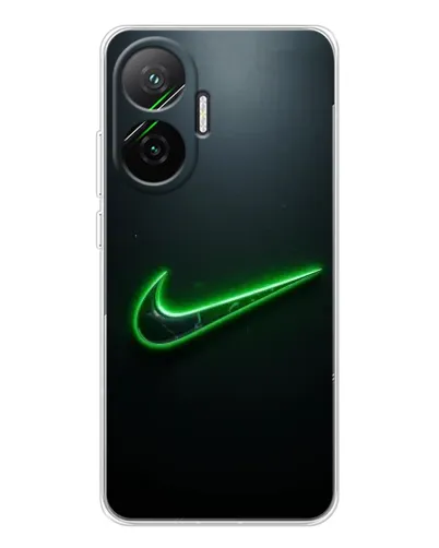 Чохол для Xiaomi POCO F7 з картинкою «Неоновий контур Nike»
