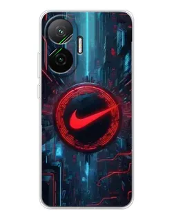 Чохол для Xiaomi POCO F7 з картинкою «Техногенний стиль Nike» Чохол для Xiaomi POCO F7 з картинкою «Техногенний стиль Nike»