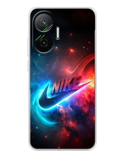 Чохол для Xiaomi POCO F7 з картинкою «Вогняний логотип Nike»