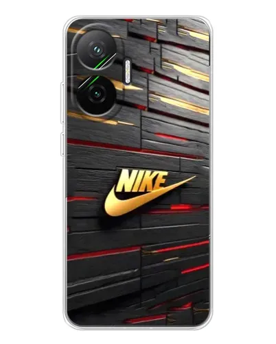Чохол для Xiaomi POCO F7 з картинкою «Золотий Nike на металі»