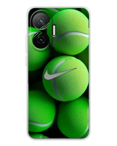 Чохол для Xiaomi POCO F7 з картинкою «Тенісні м'ячі Найк»
