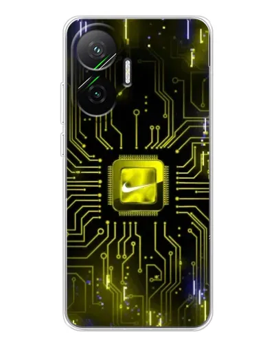 Чохол для Xiaomi POCO F7 з картинкою «Nike — золота іскра»