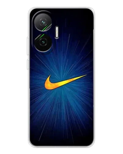 Чехол для Xiaomi POCO F7 с картинкой «Синий пульс Nike» Чехол для Xiaomi POCO F7 с картинкой «Синий пульс Nike»
