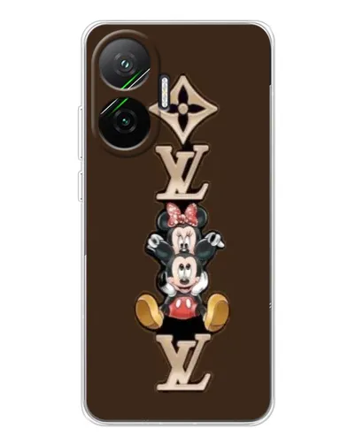 Чехол для Xiaomi POCO F7 с картинкой «LV и Микки Маус»