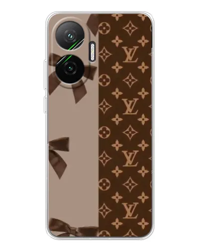 Чехол для Xiaomi POCO F7 с картинкой «Louis Vuitton — банты»