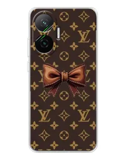 Чехол для Xiaomi POCO F7 с картинкой «LV с бантом»