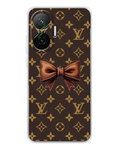 Чехол для Xiaomi POCO F7 с картинкой «LV с бантом»