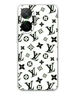 Чехол для Xiaomi POCO F7 с картинкой «Монохромный хаос LV»