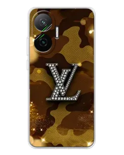 Чехол для Xiaomi POCO F7 с картинкой «Камуфляжный Louis Vuitton»