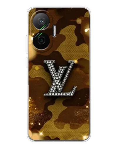Чехол для Xiaomi POCO F7 с картинкой «Камуфляжный Louis Vuitton»