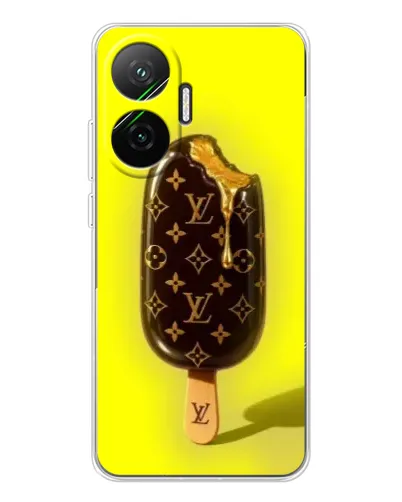 Чехол для Xiaomi POCO F7 с картинкой «Мороженое от LV»
