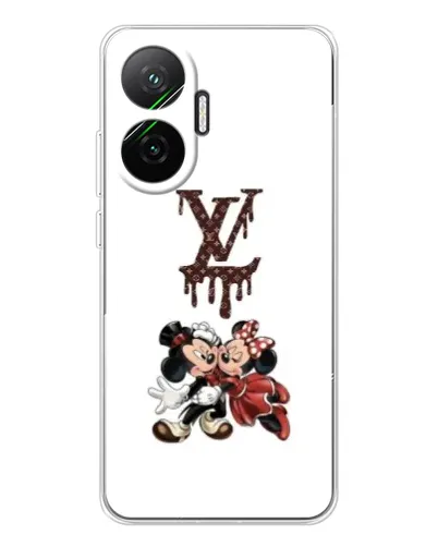 Чехол для Xiaomi POCO F7 с картинкой «LV и Микки Маус»