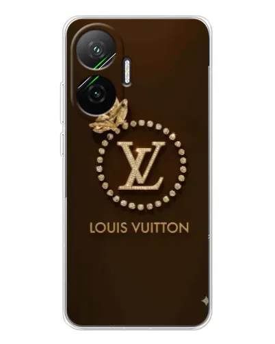 Чехол для Xiaomi POCO F7 с картинкой «LV — золотая печать»