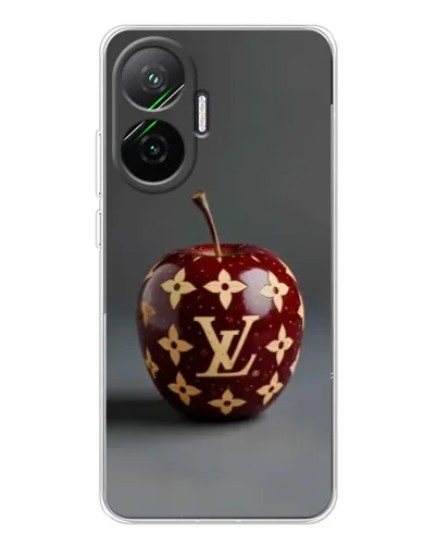 Чехол для Xiaomi POCO F7 с картинкой «Красное яблоко LV»