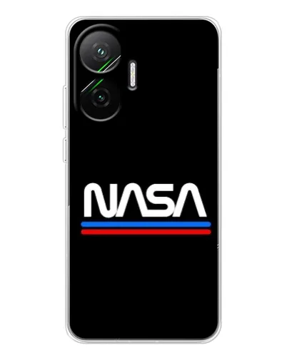 Чехол для Xiaomi POCO F7 с картинкой «NASA — классика Red Blue» Чехол для Xiaomi POCO F7 с картинкой «NASA — классика Red Blue»