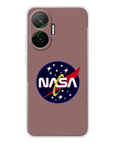 Чехол для Xiaomi POCO F7 с картинкой «NASA — ретро космос» Чехол для Xiaomi POCO F7 с картинкой «NASA — ретро космос»