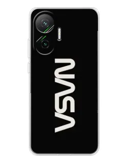 Чехол для Xiaomi POCO F7 с картинкой «NASA — вертикальный логотип» Чехол для Xiaomi POCO F7 с картинкой «NASA — вертикальный логотип»
