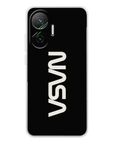 Чехол для Xiaomi POCO F7 с картинкой «NASA — вертикальный логотип» Чехол для Xiaomi POCO F7 с картинкой «NASA — вертикальный логотип»