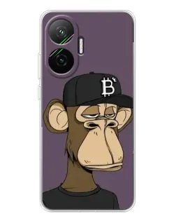 Чехол для Xiaomi POCO F7 с картинкой «Bored Ape в кепке» Чехол для Xiaomi POCO F7 с картинкой «Bored Ape в кепке»