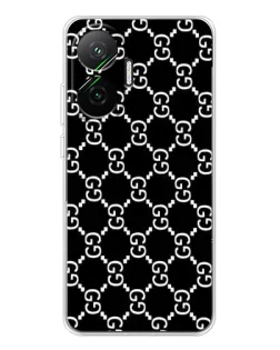 Чехол для Xiaomi POCO F7 с картинкой «Gucci — сетчатый паттерн»