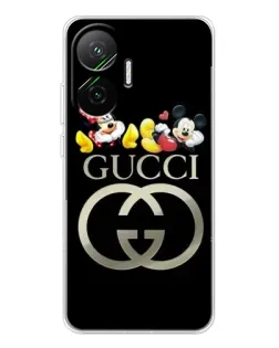 Чехол для Xiaomi POCO F7 с картинкой «Gucci — герои Disney»