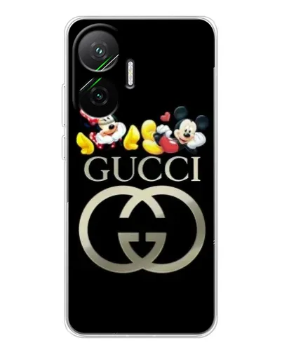 Чехол для Xiaomi POCO F7 с картинкой «Gucci — герои Disney»