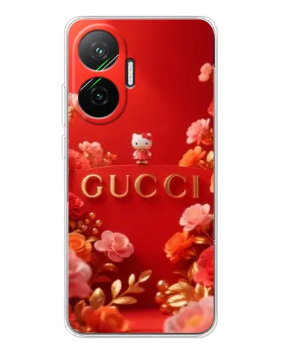 Чехол для Xiaomi POCO F7 с картинкой «Gucci — золотой сад»