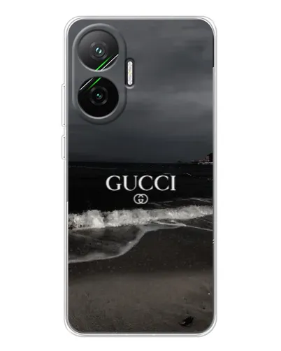 Чехол для Xiaomi POCO F7 с картинкой «Gucci — морской прибой»