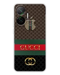 Чехол для Xiaomi POCO F7 с картинкой «Gucci — брендированный десерт»