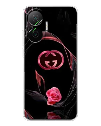 Чехол для Xiaomi POCO F7 с картинкой «Gucci — неоновая роза»
