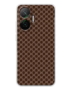 Чехол для Xiaomi POCO F7 с картинкой «Gucci — шоколадная сетка»