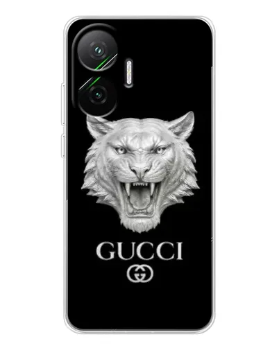 Чехол для Xiaomi POCO F7 с картинкой «Gucci — серебряный лев» Чехол для Xiaomi POCO F7 с картинкой «Gucci — серебряный лев»