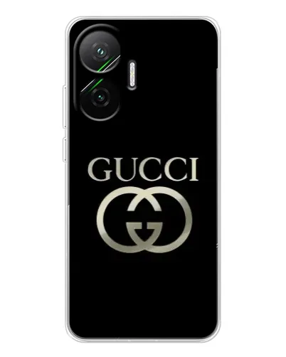 Чехол для Xiaomi POCO F7 с картинкой «Gucci — золото на черном» Чехол для Xiaomi POCO F7 с картинкой «Gucci — золото на черном»