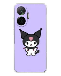 Чехол для Xiaomi POCO F7 с картинкой «Kuromi — нежный фиолетовый» Чехол для Xiaomi POCO F7 с картинкой «Kuromi — нежный фиолетовый»
